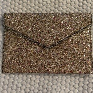 Glitter Envelope Clutch